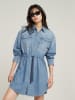 G-Star Jeans-Kleid in Hellblau
