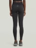 G-Star Funktionsleggings in Schwarz/ Grau