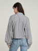 G-Star Blouse antraciet/wit