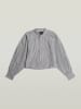 G-Star Blouse antraciet/wit