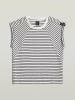 G-Star Shirt wit/donkerblauw