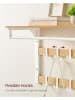 Songmics Garderobe in Weiß/ Beige - (B)65 x (H)42 x (T)30 cm