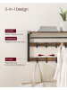 Songmics Garderobe in Braun/ Schwarz - (B)80 x (H)42 x (T)30 cm