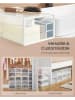 Songmics 12-delige set: schoenenboxen wit - (B)23 x (H)14,5 x (D)33,2 cm