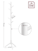 SONGMICS Wieszak stojący w kolorze białym - 47 x 175 cm