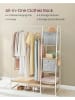 Songmics Kledingrek wit/beige - (B)120 x (H)160 x (D)45 cm