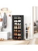 Songmics Schoenenkast zwart - (B)46 x (H)126 x (D)28 cm