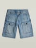 G-Star Spijkercargoshort blauw