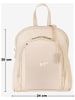 Anna Morellini Leder-Rucksack " Breta" in Creme - (B)24 x (H)30 x (T)12 cm