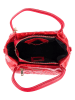 Anna Morellini Leren schoudertas "Clarissa" rood - (B)28 x (H)20 x (D)12 cm