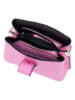 Anna Morellini Leder-Umhängetasche "Ciosa" in Rosa - (B)22 x (H)17 x (T)10 cm
