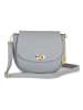 Anna Morellini Leren schoudertas "Iseppa" grijs - (B)24 x (H)21 x (D)9 cm