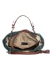 Lucca Baldi Leder-Shopper "Gimignano" in Grün - (B)45 x (H)50 x (T)20 cm