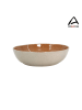 Ard'time Salatschüssel "Coralia" in Beige/ Orange - Ø 29,7 cm
