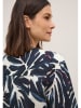 Cecil Blouse donkerblauw/crème