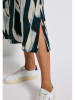 Street One Kleid in Petrol/ Creme