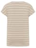ELBSAND Shirt "Selma" in Beige/ Weiß