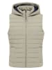 ELBSAND Doorgestikte bodywarmer "Cara" beige