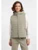 ELBSAND Doorgestikte bodywarmer "Cara" beige