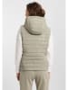 ELBSAND Doorgestikte bodywarmer "Cara" beige