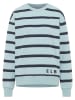 ELBSAND Sweatshirt "Meret" lichtblauw/donkerblauw
