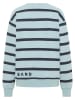 ELBSAND Sweatshirt "Meret" lichtblauw/donkerblauw