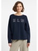ELBSAND Sweatshirt "Anouk" in Dunkelblau