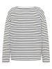 ELBSAND Sweatshirt "Ulima" wit/zwart