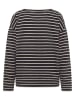 ELBSAND Sweatshirt "Ulima" in Schwarz/ Creme