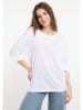 ELBSAND Shirt "Imea" wit/meerkleurig