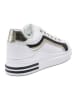 Viagiulia Sneakers in Weiß/ Schwarz/ Gold