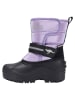 Kangaroos Leren winterlaarzen "Shell II" zwart/paars