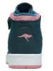 Kangaroos Sneakers "K-CP Rim Mid EV" in Rosa/ Dunkelgrün