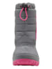 Kangaroos Winterstiefel "K-Ben" in Grau/ Pink