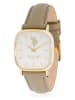 U.S. Polo Assn. Quarzuhr in Beige/ Gold/ Weiß