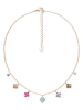 U.S. Polo Assn. Vergold. Halskette mit Edelsteinen - (L)36 cm