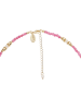 U.S. Polo Assn. Vergold. Halskette mit Edelsteinen - (L)37 cm