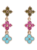 U.S. Polo Assn. Vergold. Ohrstecker mit Edelsteinen
