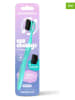happybrush 2er-Set: Zahnbürsten "EcoChange" in Türkis