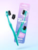 happybrush 2er-Set: Zahnbürsten "EcoChange" in Türkis