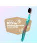 happybrush 2er-Set: Zahnbürsten "EcoChange" in Türkis