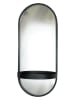 HouseVitamin Lustro w kolorze czarnym - 30 x 70 x 15 cm