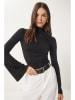 Happiness Istanbul Bluse in Schwarz