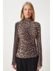 Happiness Istanbul Bluse in Hellbraun