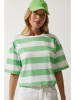 Happiness Istanbul Shirt wit/groen