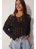 Happiness Istanbul Pullover in Schwarz