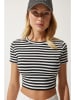 Happiness Istanbul Shirt zwart/wit