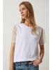 Happiness Istanbul Bluse in Weiß