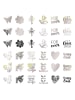 moses. 2er-Set: Fingernagel-Tattoos in Gold/ Silber/ Bunt - 2x 120 Stück