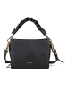 COCCINELLE Leder-Schultertasche in Schwarz - (L)23 x (B)18 x (H)10 cm